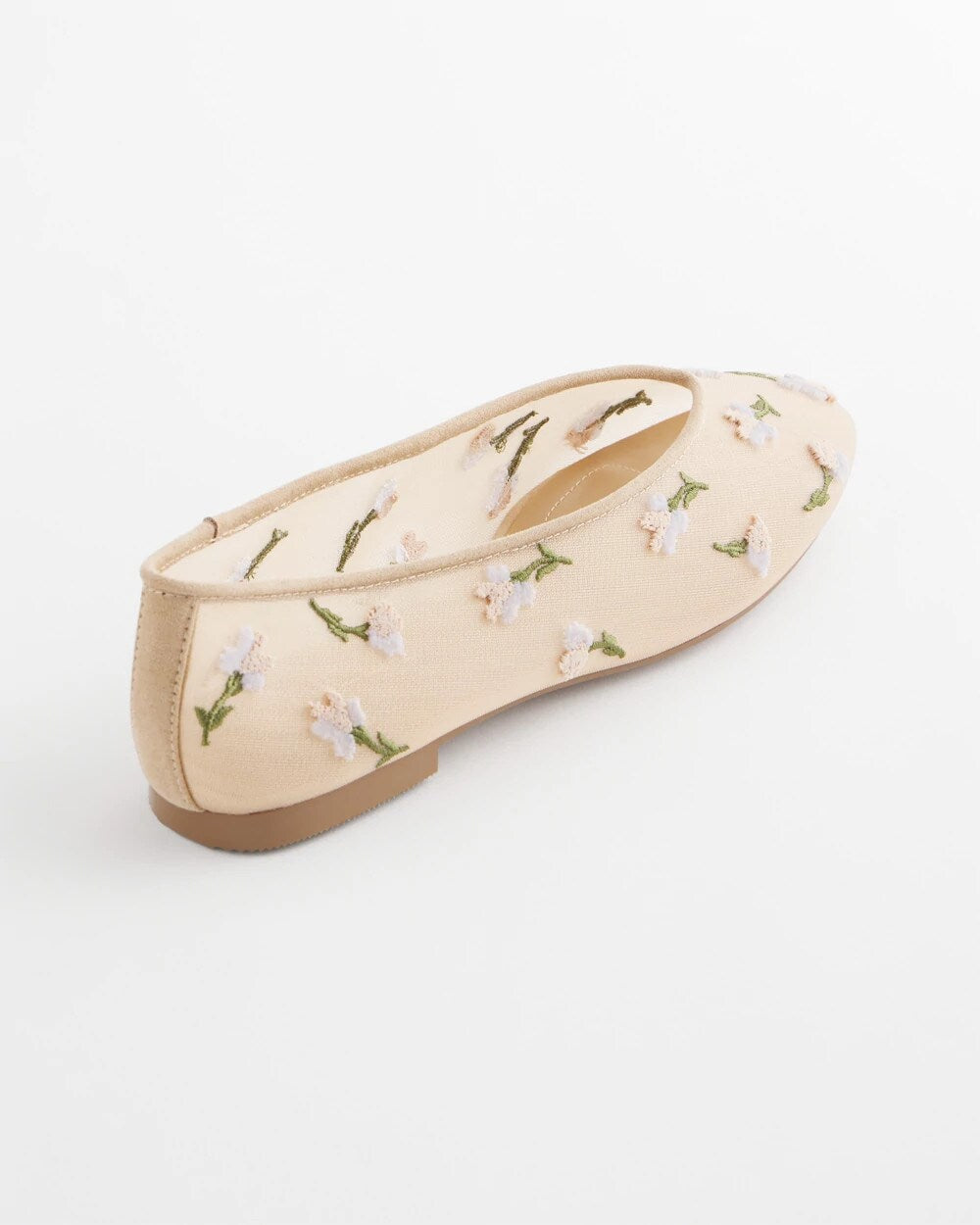 Chico's Online - Orchid Embroidered Ballet Flats