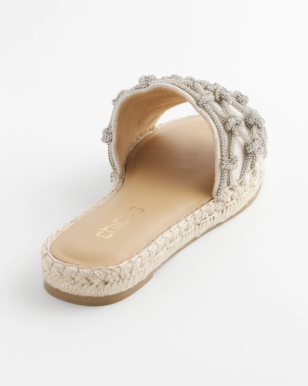 Chico's Online - Linen Knotted Espadrille Slides