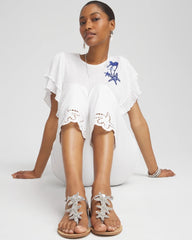 Chico's Discount - Beach Starfish T-Strap Sandals