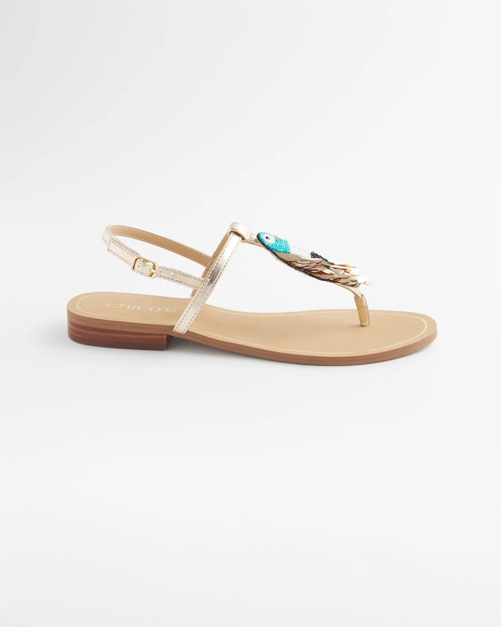 Chico's On Sale - Beach Parrot T-Strap Sandals