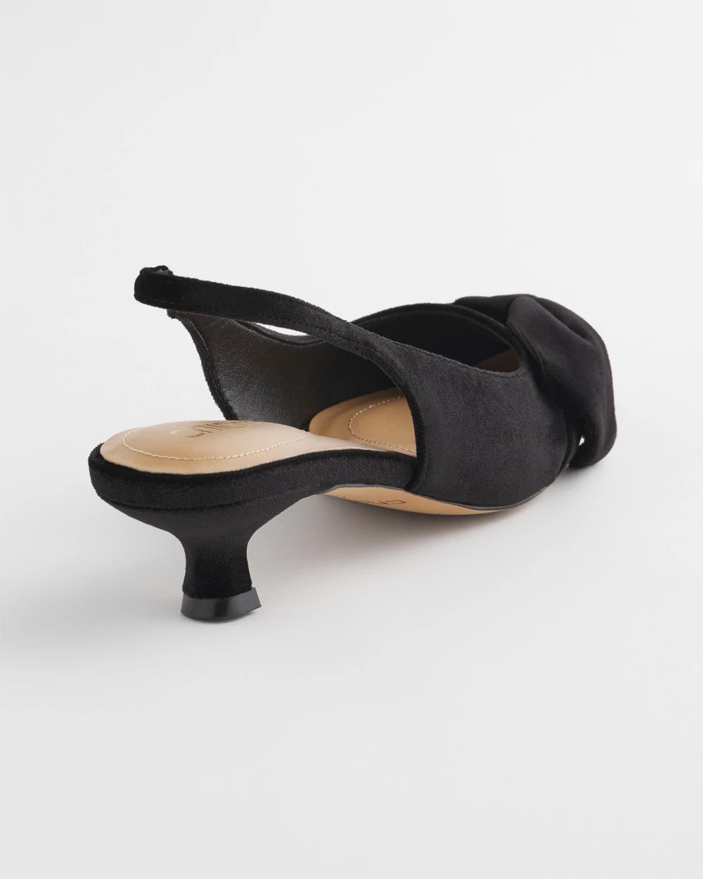 Chico's Sale - Charm Velvet Bow Kitten Heels