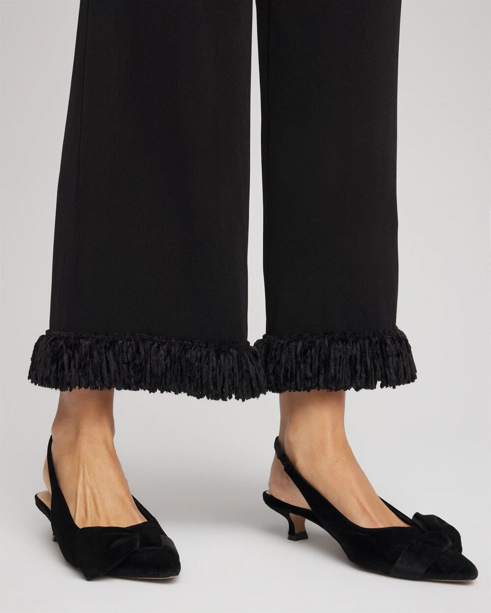Chico's Sale - Charm Velvet Bow Kitten Heels
