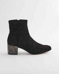 Chico's Outlet - Embellished Destiny Art Deco Boot Heels