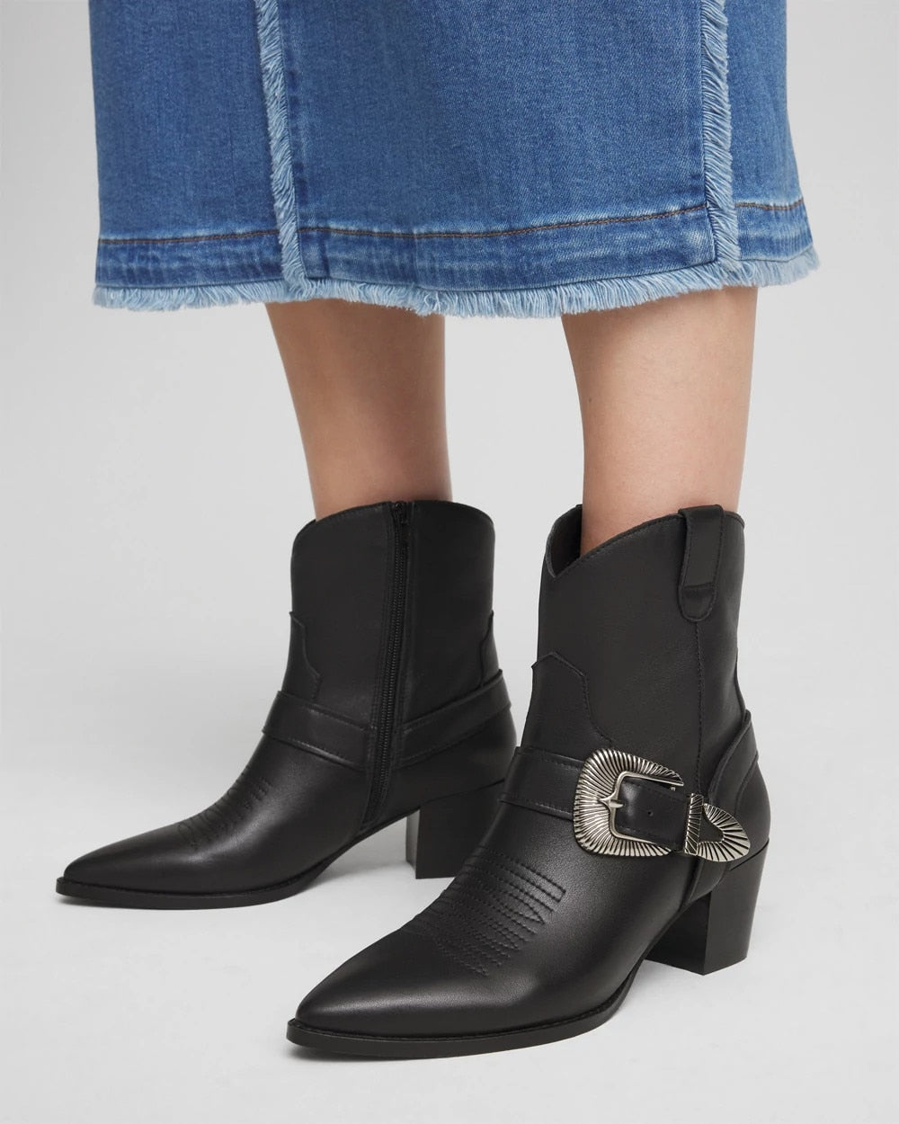 Chico's Online - Kris Western Buckle Boots