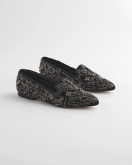Chico's US - Gwyn Art Deco Beaded Flats
