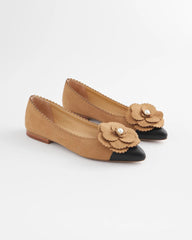 Chico's Discount - Microsuede Ballet Flats