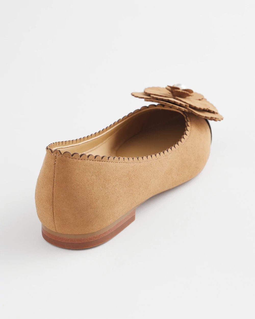Chico's Discount - Microsuede Ballet Flats
