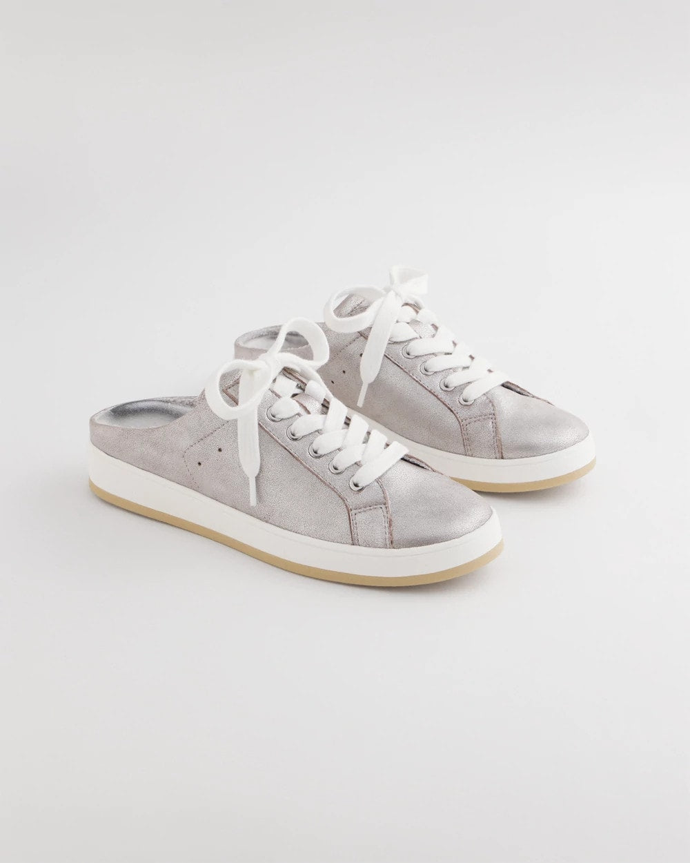 Chico's On Sale - Metallic Snap Slip-On Sneakers