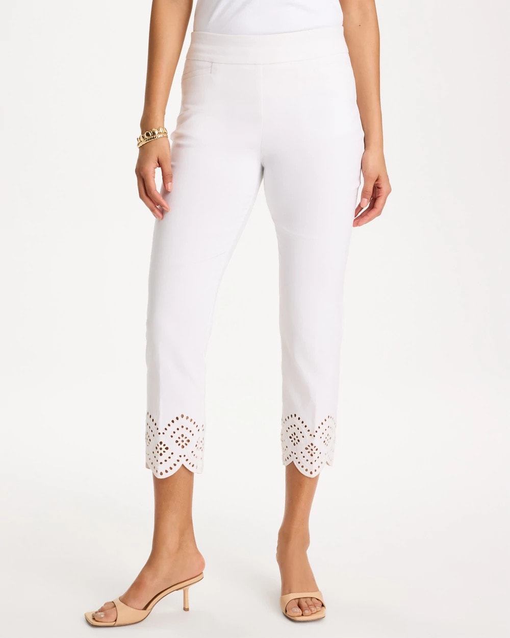 Chico's For Sale - Petite Brigitte™ Slim Scalloped Ankle Pants