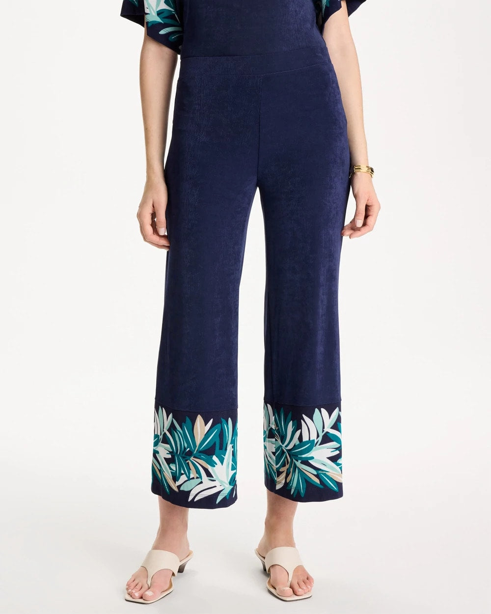 Chico's Discount - Travelers™ Palm Border Crop Pant