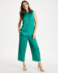 Chico's Discount - Petite Travelers™ Crinkle Textured Crop Pants