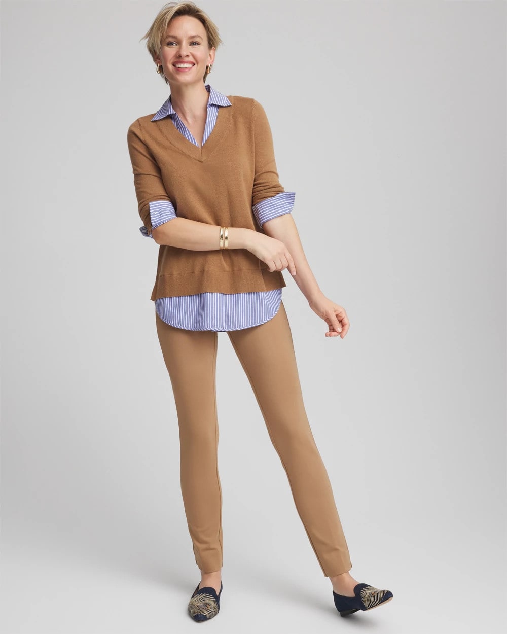 Chico's / Juliet Slim Trim Detail Pants