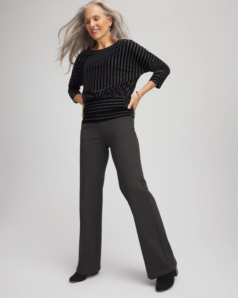 Chico's Online - Petite Juliet Wide Full-Length Ponte Pants