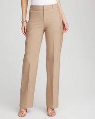 Chico's On Sale - Petite Cotton Straight-Leg Trousers