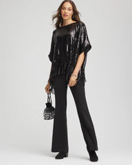 Chico's / Crepe Flared Trouser Pants