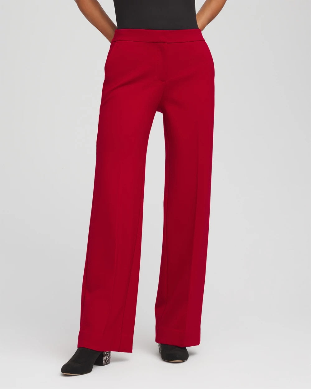 Chico's Outlet - Emme Wide-Leg Trouser Ponte Pants