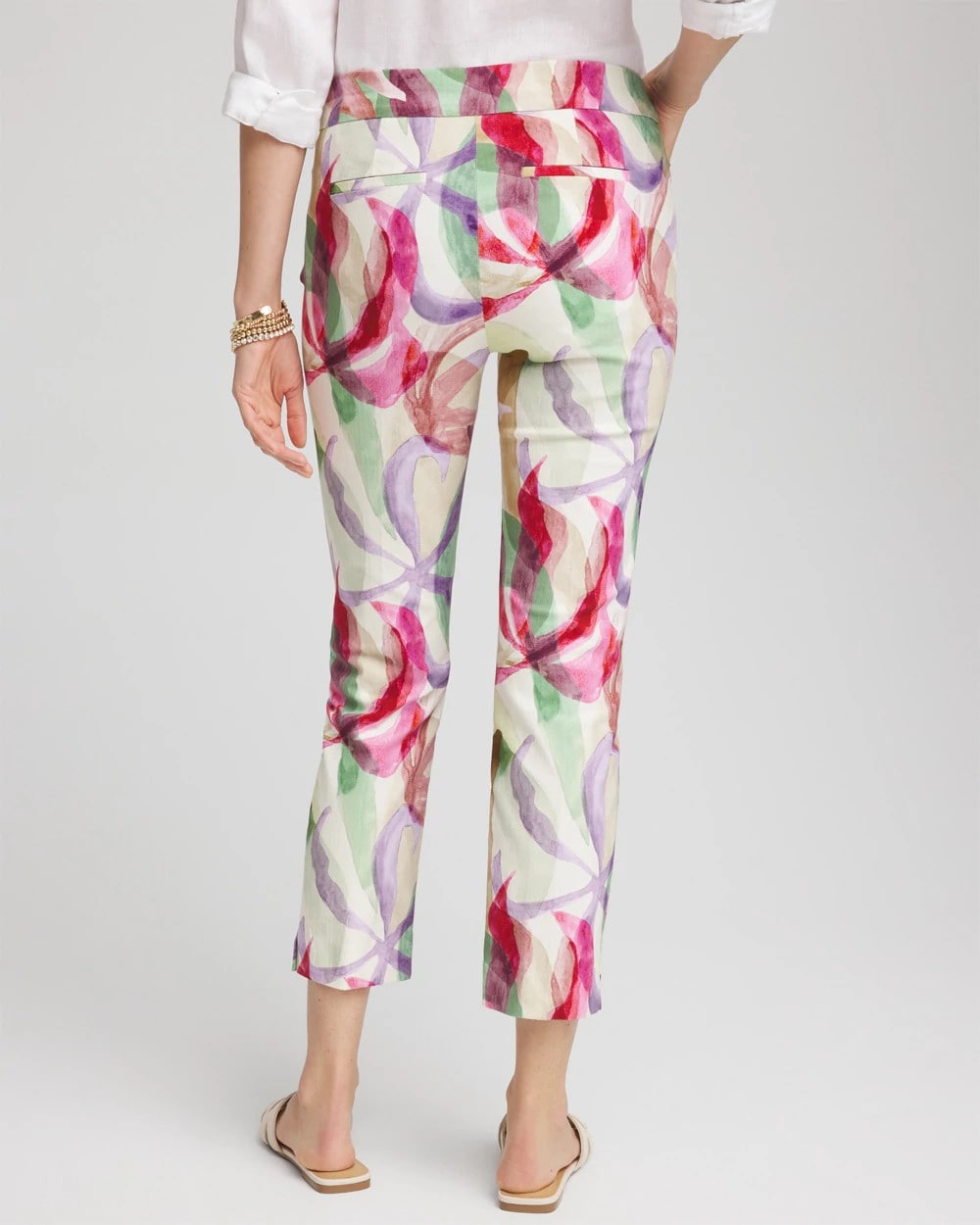 Chico's / Brigitte™ Slub Slim Cropped Pants