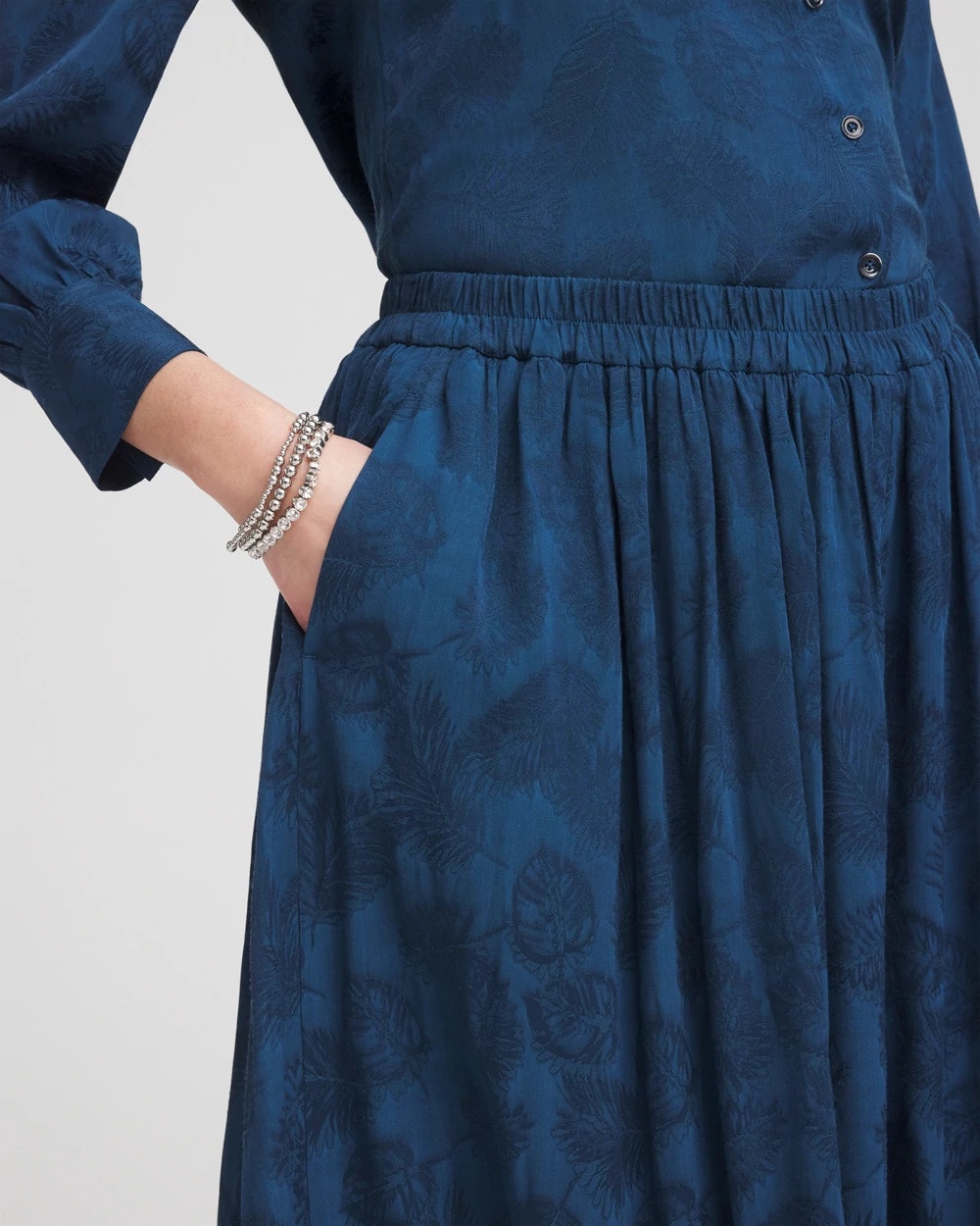 Chico's Sale - Jacquard Culotte Wide-Leg Pants