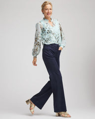 Chico's Outlet - Faux Suede Bootcut Ankle Pants