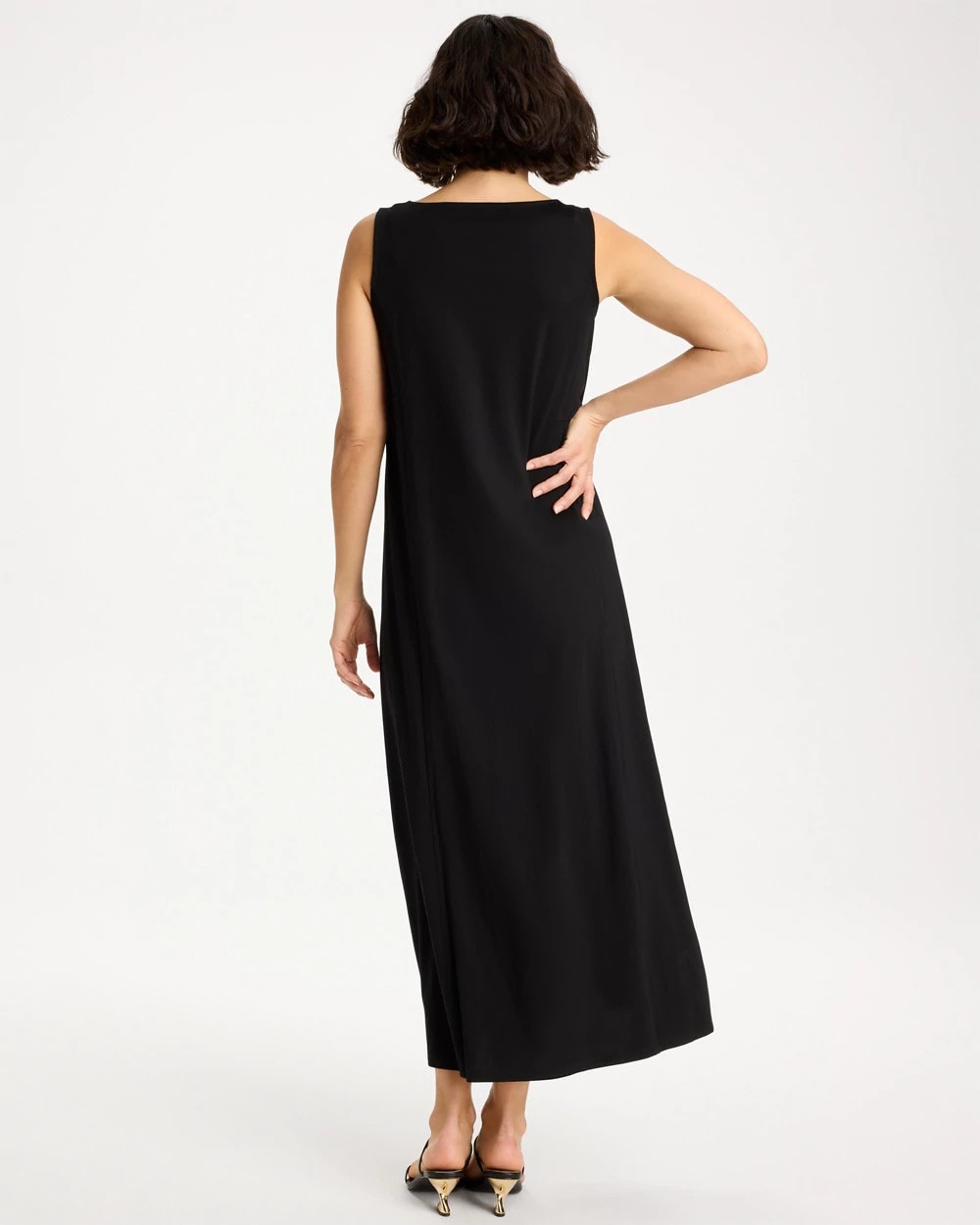 Chico's US - Ponte Seamed Maxi Dress