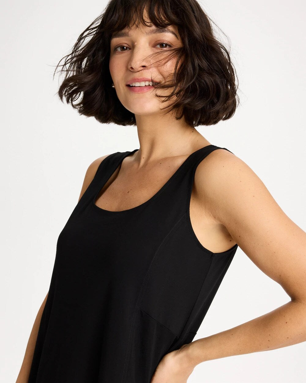 Chico's US - Ponte Seamed Maxi Dress