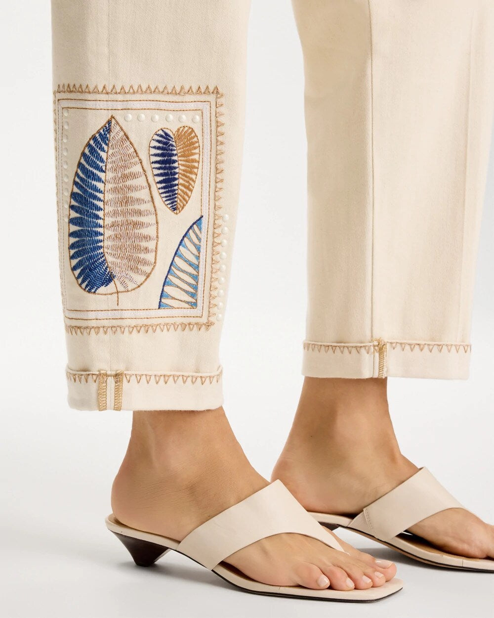 Chico's US - Patchwork Relaxed Boyfriend Jean