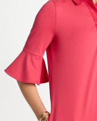 Chico's US - Knit Flounce Sleeve Dress
