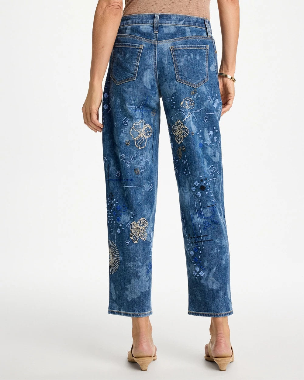 Chico's On Sale - Relaxed Embroidered Boyfriend Jean