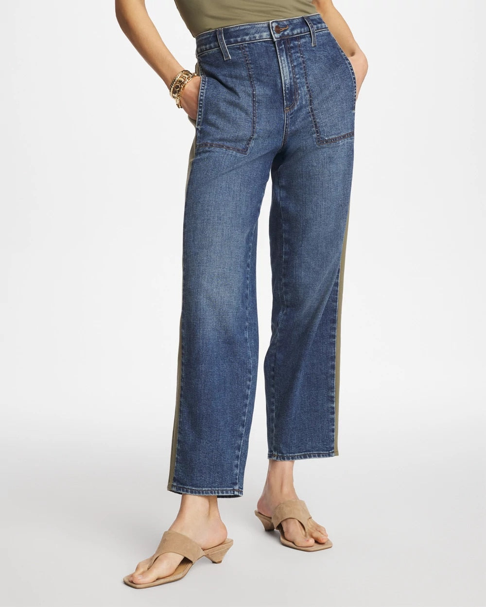 Chico's US - Utility Barrel Jeans