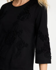 Chico's Sale - Soutache Elbow Sleeve Tee