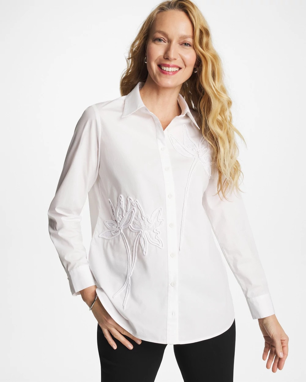 Chico's Discount - Poplin Soutache Tunic