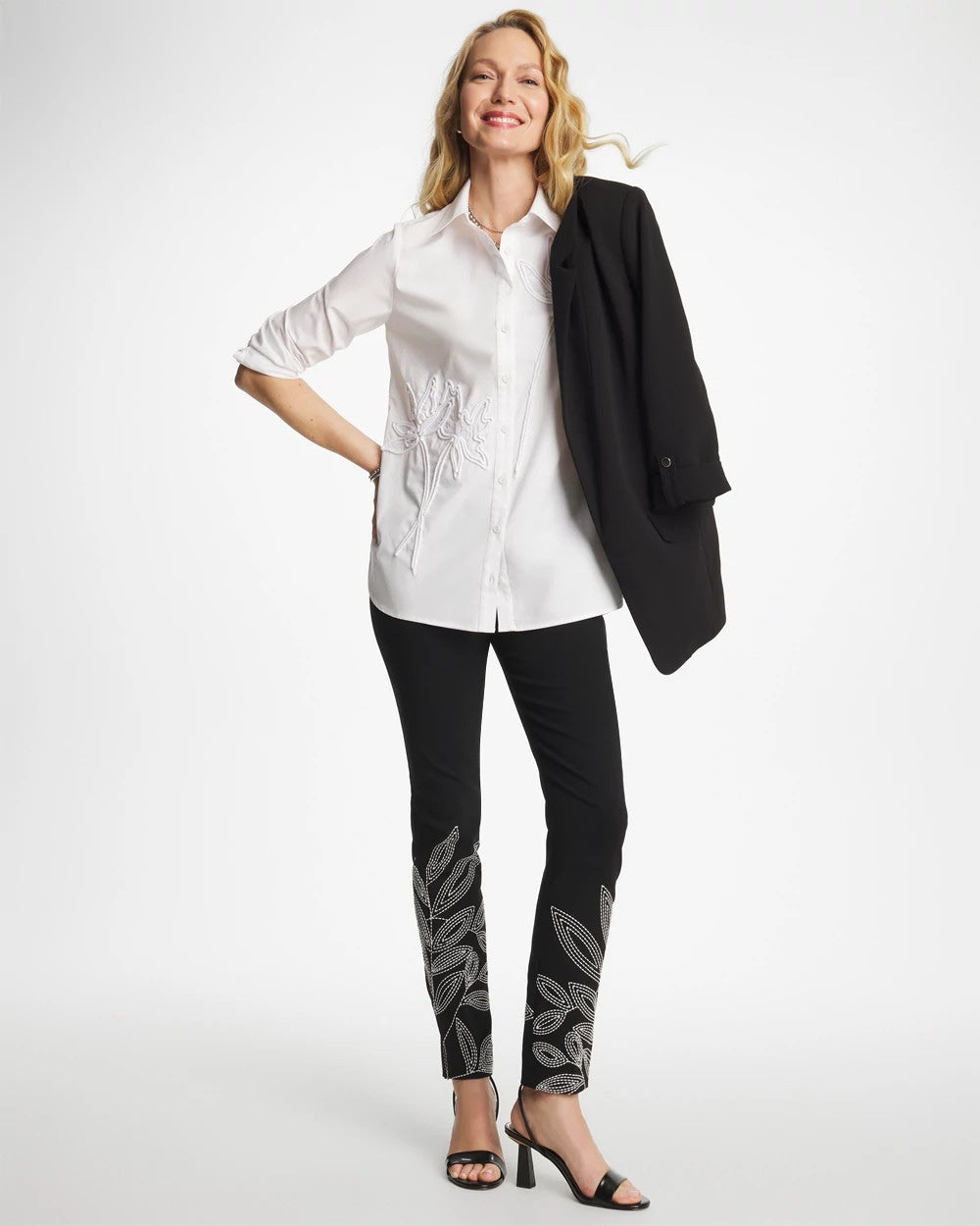 Chico's Discount - Poplin Soutache Tunic
