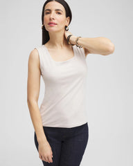 Chico's Online - Contour Cotton™ Square Neck Tank