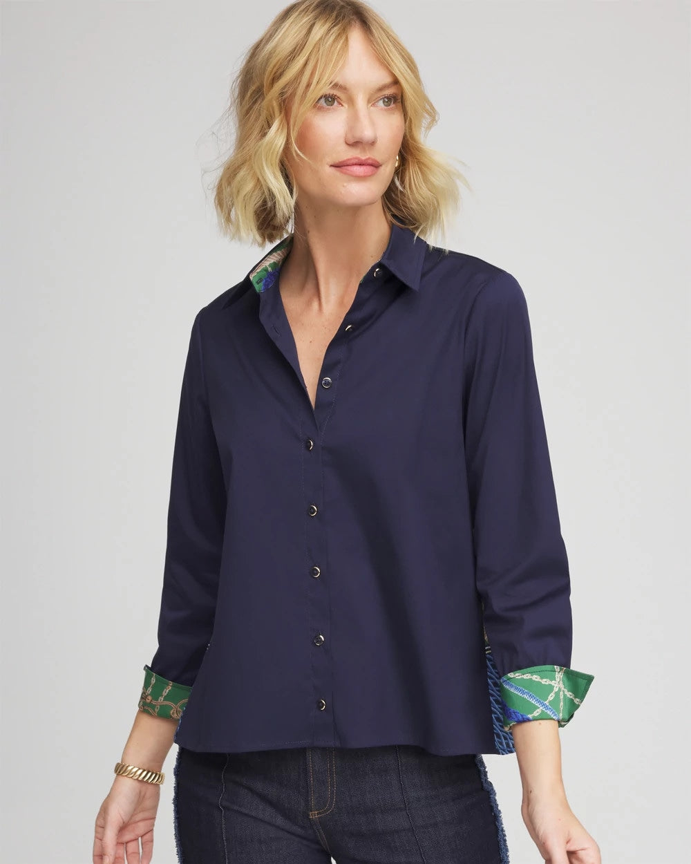 Chico's Outlet - Rope Status Nautical Shirt