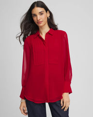 Chico's Online - Pintuck Georgette Tunic