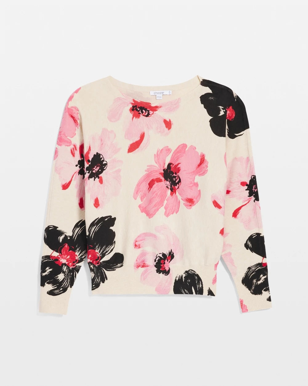 Chico's On Sale - Printed Bateau Dolman Pullover