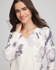 Chico's For Sale - Printed V-Neck Sweater