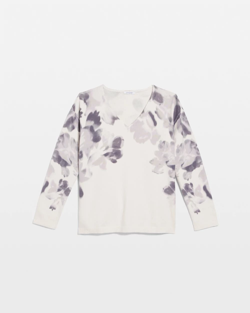 Chico's For Sale - Printed V-Neck Sweater
