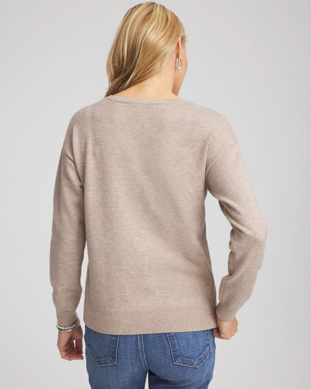 Chico's For Sale - Floral Sequined Pullover