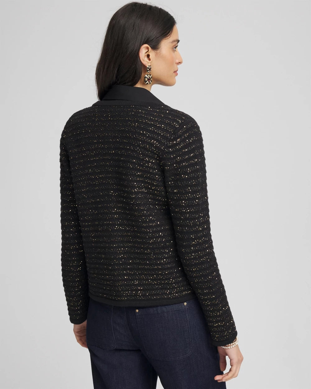 Chico's Outlet - Shine Cropped Cardigan