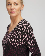 Chico's Discount - Ella Printed V-Neck Sweater