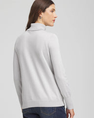 Chico's Sale - Metallic Turtleneck Pullover Sweaters