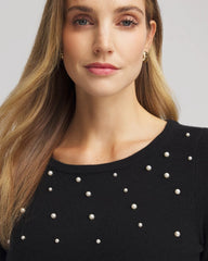 Chico's On Sale - Embellished Cashmere Pullover Sweater