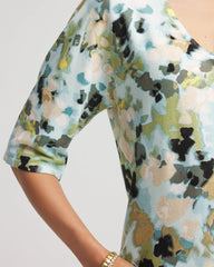 Chico's Online - Printed Dolman V-Neck Pullover Sweater