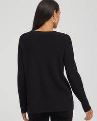 Chico's US - Embellished V-Neck Pullover Sweater