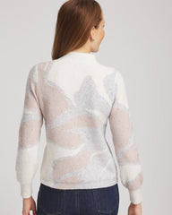 Chico's For Sale - Bloom Metallic Intarsia Pullover Sweater