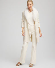 Chico's On Sale - Fur Trim Cardigan