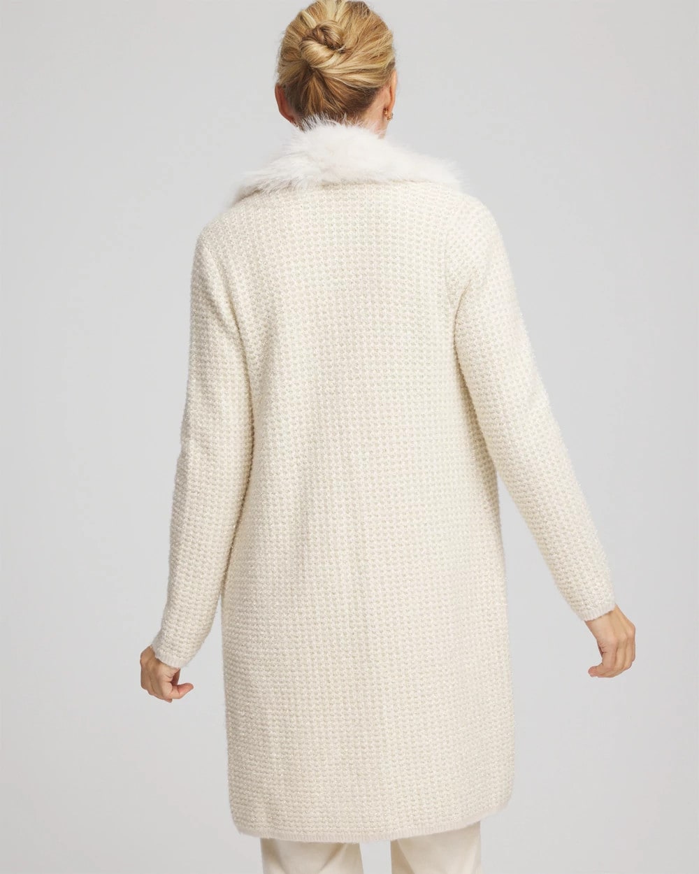 Chico's On Sale - Fur Trim Cardigan