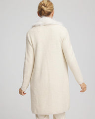 Chico's On Sale - Fur Trim Cardigan