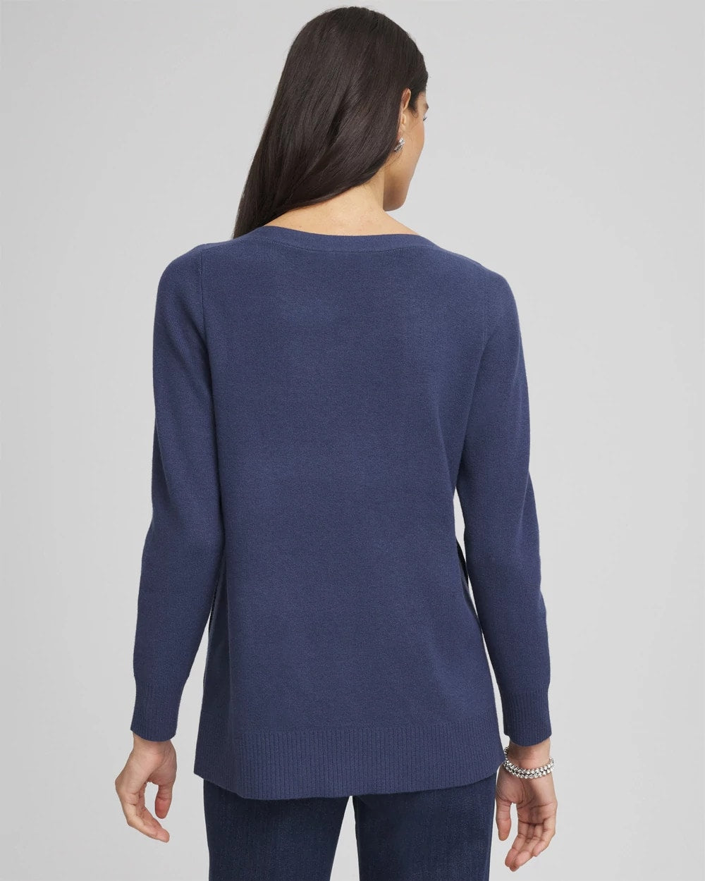 Chico's Online - Button Tunic Sweater